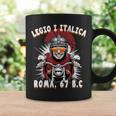 面白いローマのセンチュリオン モーターサイクリスト Legio 1 Italica コーヒーマグ ギフトのアイデア