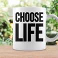 Choose Life 前面と背面の両面デザイン コーヒーマグ ギフトのアイデア