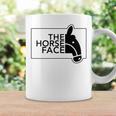 【バックプリント・背中側】ザ・ホース・フェイス The Horse Face 午年 馬 2026 パロディ 長袖tシャツ コーヒーマグ ギフトのアイデア