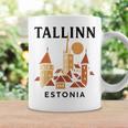 タリン エストニア 中世 旧市街 ヴィンテージ レトロ エストニア コーヒーマグ ギフトのアイデア