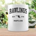 ローリングス メリーランド Md ヴィンテージ アスレチック ブラック スポーツデザイン 長袖tシャツ コーヒーマグ ギフトのアイデア