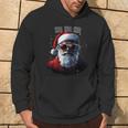 Sarkastischer Cooler Weihnachtsmann Mitonnenbrille Undchnee Weihnachten Kapuzenpullover Lebensstil