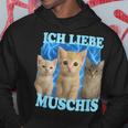 Ich Liebe Muschis Katzen Meme Ich Liebe Muschis Lustiges Kapuzenpullover Lustige Geschenke