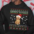 Weihnachten Mitüßer Katze Frohe Weihnachten Merry Catmas Kapuzenpullover Lustige Geschenke