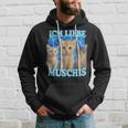 Ich Liebe Muschis Katzen Meme Ich Liebe Muschis Lustiges Kapuzenpullover Geschenke für Ihn