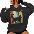 Somali -Omali ソマリ ネコ 長袖tシャツ レディースパーカー