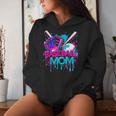 Cool Baseball Mom Neon Drip Sports Fan Women Hoodie Gifts for Her