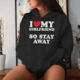 I Love My Girlfriend I Love My Girlfriendotay Away レディースパーカー 彼女への贈り物