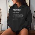 Mumu Definition おばあちゃん母の日パーティー レディースパーカー 彼女への贈り物