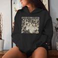 Overstimulated Mama Duck Farm Animal Homeschool Mom Life Women Hoodie Gifts for Her