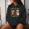 Retro Nurse Christmas Gingerbread Have You Tried Icing It Women Hoodie Gifts for Her