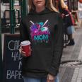 Cool Baseball Mom Neon Drip Sports Fan Women Hoodie Personalized Gifts