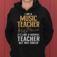Cool Music Teacher Art For Men Women School Orchestra Coach Women's Hoodie Cool Music Teacher Art For Men Women School Orchestra Coach Women's Hoodie