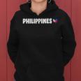 Philippines Flag Heart Pride Philippines Kid レディースパーカー