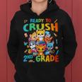 Ready To Crush 2Nd Grade Back Tochool 2Nd Grade Cat Kitten レディースパーカー