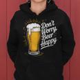 ビール ハッピー ビール好き Don't Worry Beer Happy Beer Drinker レディースパーカー