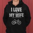 マウンテンバイク I Love When My Wife Lets Me Buy Another Bike レディースパーカー