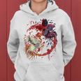 Rooster Cock Fight Chicken ノベルティ ファーマーズギフト レディースパーカー