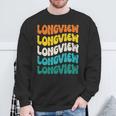 70S Longview 70年代のロングビュー 長袖tシャツ スウェットシャツ 高齢者への贈り物