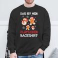 Backen Weihnachten Das Ist Mein Plätzchen Back Sweatshirt Geschenke für alte Männer