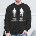 My Brother Military Brother Of A Soldier Brother Sweatshirt Gifts for Old Men