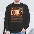 Coach Definition コーチtシャツ 男性用 面白いコーチ 長袖tシャツ スウェットシャツ 高齢者への贈り物
