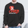 Cpr インストラクターシャツ Ems ボランティア ナースライフセーバー ギフト 長袖tシャツ スウェットシャツ 高齢者への贈り物