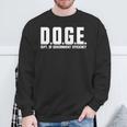 DOGE 政府効率省 Doge 長袖tシャツ スウェットシャツ 高齢者への贈り物