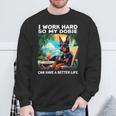 Doberman I Work Hard Doberman Lover Sweatshirt Gifts for Old Men Doberman I Work Hard Doberman Lover Sweatshirt Gifts for Old Men