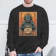 Eating Ramen Japanese Monster Game Lover Birthday Sweatshirt Gifts for Old Men