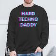 Hard Techno Daddy Edm Electro Music Festival Dad Father Rave スウェットシャツ 高齢者への贈り物