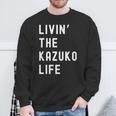 Kazuko の人生を生きている Kazuko 長袖tシャツ スウェットシャツ 高齢者への贈り物