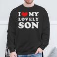 I Love My Lovelyon 愛しい息子を愛しています スウェットシャツ 高齢者への贈り物