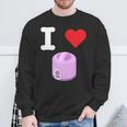 I Love 炊飯器 キッチン家電 パーフェクトメイド 食事 長袖tシャツ スウェットシャツ 高齢者への贈り物