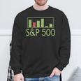 S&P 500 アメリカ株インデックス証券取引知識財務 スウェットシャツ 高齢者への贈り物