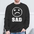 Sad 季節 愛情障害 悲しみ うつ病 エモ パンク スウェットシャツ 高齢者への贈り物
