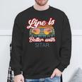 Sitar Players Saying 'Life Is Better With Sitar' Sweatshirt Unisex Gifts for Old Men Sitar Players Saying 'Life Is Better With Sitar' Sweatshirt Unisex Gifts for Old Men