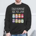 Tiny Humans Are My Jam 幼稚園保育士 長袖tシャツ スウェットシャツ 高齢者への贈り物