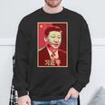 Xi Jinping China 習近平中国国家主席中国中国国家主席中国 長袖tシャツ スウェットシャツ 高齢者への贈り物
