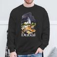 ドバイ Uae お土産絵画 ドバイの街 シャツ 長袖tシャツ スウェットシャツ 高齢者への贈り物