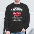 ユニオンジャック 英国の国旗 グレートブリテン ロンドン Union Jack 長袖tシャツ スウェットシャツ 高齢者への贈り物