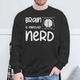 ヴィンテージ NERDファレル Brain Is Forever Nerd ギフトアイデア スウェットシャツ 高齢者への贈り物