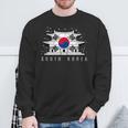 愛国的な韓国国旗ジャージーtシャツ 韓国製 スウェットシャツ 高齢者への贈り物