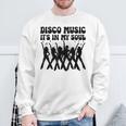 Disco Music It's In Myoul ヴィンテージ 70年代 ダンシング レトロダンス スウェットシャツ 高齢者への贈り物