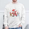 Dabbinganta Christmas おかしいdabサンタクロースクリスマス スウェットシャツ 高齢者への贈り物