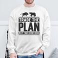 Trade The Plan Not Your Emotions デイトレーダー Trading 株式 証券取引所 スウェットシャツ 高齢者への贈り物