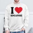 シンガポールへの愛をシンプルに伝える一枚 スウェットシャツ 高齢者への贈り物