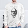 ソクラテスtシャツ 古代ギリシャ哲学者 スウェットシャツ 高齢者への贈り物