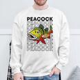 ピーコックバス 80 年代スタイルのモンスターフィッシュキーパー スウェットシャツ 高齢者への贈り物