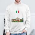 ミラノ お土産 イタリア 旅行 ミラノ バケーション イタリア国旗 スウェットシャツ 高齢者への贈り物